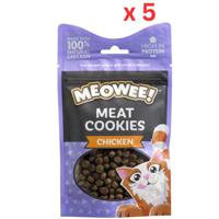 Meowee! Meat Cookies Chicken 40G (Pack of 5)