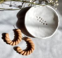 Clingy Clay's Twisted Hoops Earrings (Pecan) - thumbnail
