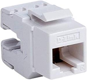 Dlink Cat 6 UTP Keystone Jack - NKJ-C6WHI1B21