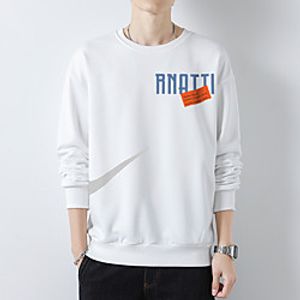 Men's Long Sleeve Sweatshirt Sweatshirt Top Athleisure Winter Elastane Breathable Soft Sweat Out Fitness Hiking Tennis Basketball Running Sportswear Solid Colored Yellow Light Red Blue Dark Gray Lightinthebox