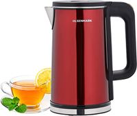 Olsenmark Electric Kettle, Double Wall Cool Touch Body, MultiColor - OMK2483