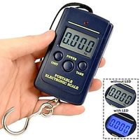 Portable Digital Pocket Scales Electronic Hanging FishHook Scales Weighing Scales Balance Luggage Scale miniinthebox - thumbnail