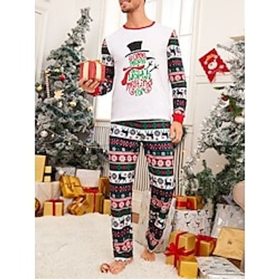 Men's Christmas Pajamas Loungewear Sleepwear Pajama Set 2 Pieces Animal Graphic Prints Stylish Casual Comfort Home Christmas Daily Polyester Comfort Soft Crew Neck Long Sleeve T shirt Tee Pant Lightinthebox Men's Christmas Pajamas Loungewear Sleepwear Pajama Set 2 Pieces Animal Graphic Prints Stylish Casual Comfort Home Christmas Daily Polyester Comfort Soft Crew Neck Long Sleeve T shirt Tee Pant Lightinthebox