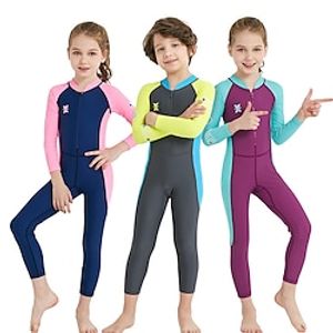 DiveSail Boys Girls' One Piece Swimsuit UPF50 Lightweight Quick Dry Full Body Spandex 4-Way Stretch Fabric Swimwear Front Zip Back Zip Swimming Surfing Beach Sailing Printed Summer Lightinthebox