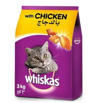Whiskas Adult Chicken Dry Cat Food 3Kg