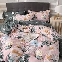 Botanical Duvet Cover Bedding Sets Comforter Cover with 1 Duvet Cover or Coverlet,1Sheet,2 Pillowcases for Double/Queen/King(1 Pillowcase for Twin/Single) miniinthebox - thumbnail