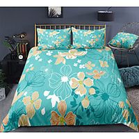 Duvet Cover Sets 3 Piece Rayon  Polyester 3D Rainbow Reactive Print Bohemian Style Lightinthebox - thumbnail