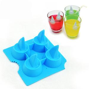 Silicone Shark Fin Ice Tray Cube Freeze Maker Chocolate Mould Mold