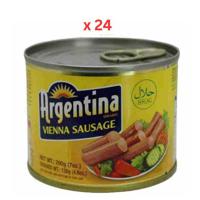 Argentina Chicken Vienna Sausage, 200 Gm Pack Of 24 (UAE Delivery Only)