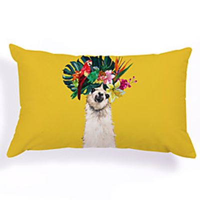Double Side Cushion Cover 1PC Soft Decorative Square  Pillowcase for Sofa bedroom Car Chair Superior Quality Outdoor Cushion Patio Throw Pillow Covers for Garden Farmhouse Bench Couch Lightinthebox