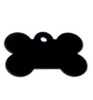 Imarc Pet Tag Bone Small Black