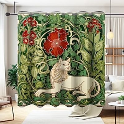GrommetEyelet Curtain Tapestry For Living Room Bedroom, Wall Room Divider Curtain Hanging for Doorway, Kitchen Window Curtains for Room Separator Lightinthebox