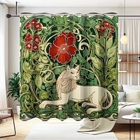 GrommetEyelet Curtain Tapestry For Living Room Bedroom, Wall Room Divider Curtain Hanging for Doorway, Kitchen Window Curtains for Room Separator Lightinthebox - thumbnail