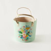 Boho Floral Print Laundry Basket - 35x26x24 cms