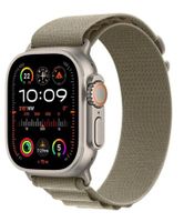 Apple Watch Ultra 2, 49mm, GPS + Cellular, Titanium Case with Olive Alpine Loop - Medium