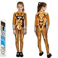 Zentai Suits Catsuit Skin Suit Avengers Kid's Cosplay Costumes Cosplay Superhero Carnival Masquerade Lightinthebox - thumbnail