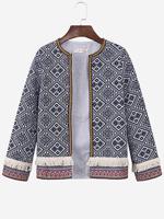 Embroidery Tassels Stitching Jacket - thumbnail