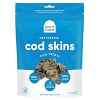 Open Farm Dehydrated Cod Skin Dog Treat - 63G