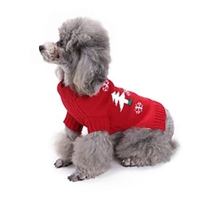 Cute Dog Sweaters Christmas Puppy Apparel Christmas Funny JumpersUgliest Christmas Jumper Dog Christmas Outfit Christmas Party pet Bad Christmas JumpersUgly xmas Jumper Christmas Tree Dog Sweater Do Lightinthebox