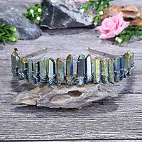 Women's Tiaras For Wedding Party Evening Prom Festival Byzantine Alloy Blue 1pc miniinthebox - thumbnail