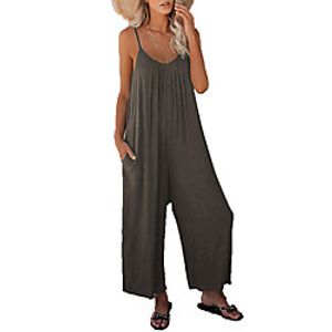 Women's Casual  Daily 2021 ArmyGreen Black Red Jumpsuit Print Lightinthebox