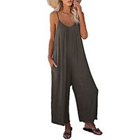 Women's Casual  Daily 2021 ArmyGreen Black Red Jumpsuit Print Lightinthebox - thumbnail
