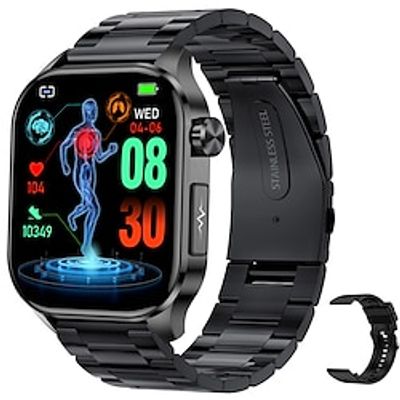 iMosi et580 Smart Watch 2.04 inch Smartwatch Fitness Running Watch Bluetooth ECGPPG Pedometer Call Reminder Compatible with Android iOS Women Men Long Standby Waterproof Media Control IP68 38mm miniinthebox iMosi et580 Smart Watch 2.04 inch Smartwatch Fitness Running Watch Bluetooth ECGPPG Pedometer Call Reminder Compatible with Android iOS Women Men Long Standby Waterproof Media Control IP68 38mm miniinthebox