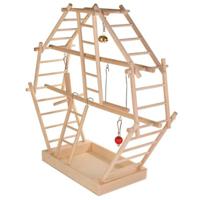 Trixie Wooden Ladder Playground For Birds 44×16X44Cm