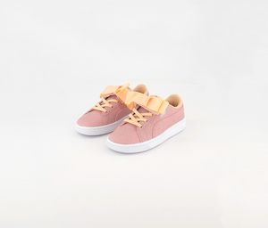 Toddler Girls Vikky v2 Ribbon Glitz Shoes  Peach Parfait/Silver-White