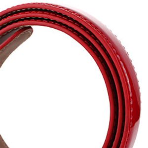 cross-border supply of rhinestone leather belt women's decorative pants coat patent leather thin waist all-match leather ladies belt Lightinthebox