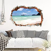 3D Landscape Wall Stickers Bedroom Living Room Removable Pre-pasted PVC Home Decoration Wall Decal 1pc miniinthebox - thumbnail