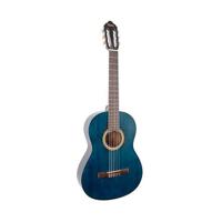 Valencia VC204TBU Classical Guitar Transparent Blue (Includes Free Softcase) - thumbnail