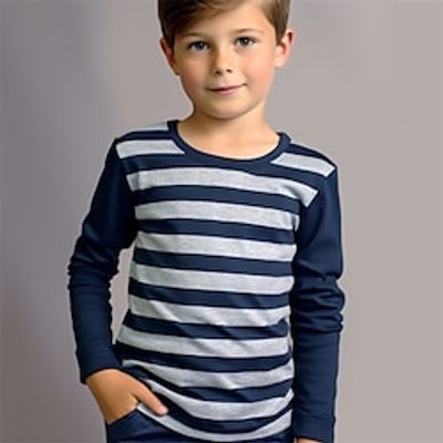 Boys 3D Stripe Tee Shirt Long Sleeve 3D Print Fall Winter Sports Fashion Streetwear Polyester Kids 3-12 Years Crew Neck Outdoor Casual Daily Regular Fit Lightinthebox Boys 3D Stripe Tee Shirt Long Sleeve 3D Print Fall Winter Sports Fashion Streetwear Polyester Kids 3-12 Years Crew Neck Outdoor Casual Daily Regular Fit Lightinthebox