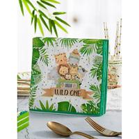 25 pieces/set of jungle wild animal disposable napkins 1313 inch 2-storey party napkins dinner napkins paper napkins wild animal napkins jungle theme party napkins suitable for baby shower birthday Lightinthebox