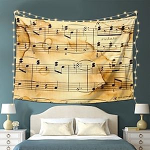 Music Hanging Tapestry Wall Art Large Tapestry Mural Decor Photograph Backdrop Blanket Curtain Home Bedroom Living Room Decoration Lightinthebox