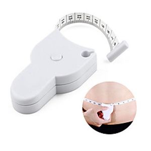 Self-tightening Body Measuring Tape Ruler 150cm 60Inches Sewing Tailor Dressmaking Measure Ruler Meter Film for Waist Chest Legs Lightinthebox