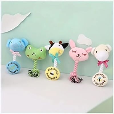 Durable and Interactive Plush Dog Toys with Squeaker - Perfect for Puppies and Dogs of All Sizes Lightinthebox