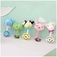 Durable and Interactive Plush Dog Toys with Squeaker - Perfect for Puppies and Dogs of All Sizes Lightinthebox - thumbnail