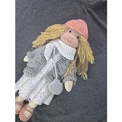 Herrnalise Waldorf Dolls Handmade Plush Toy Plush Doll Children ToysLight and Soft Cute Cloth Doll Beautifully Designed Baby Doll Sleeping Cuddle Buddy Doll Toy for Kids Birthday for Girls Gift Lightinthebox