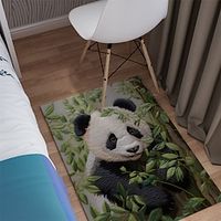 Panda Bamboo Area Rug Kitchen Mat Non-Slip Oil Proof Floor Mat Livingroom Rug Indoor Outdoor Mat Bedroom Decor Bathroom Mat Entrance Rug Door Mat Lightinthebox - thumbnail