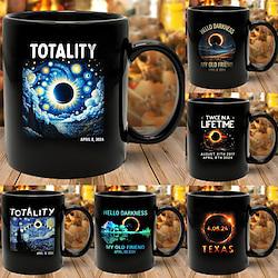 Total Solar Eclipse April 8 2024 Funny Coffee Mugs Uniqo Gift For Friends Lightinthebox