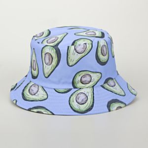 Men's Women's Fisherman Hat Hiking Cap 1 PCS Winter Outdoor Sunscreen Floral  Botanical Printing Cotton White Black Yellow for Fishing Beach Camping  Hiking  Caving Lightinthebox