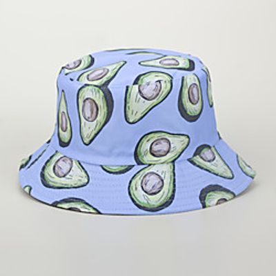 Men's Women's Fisherman Hat Hiking Cap 1 PCS Winter Outdoor Sunscreen Floral  Botanical Printing Cotton White Black Yellow for Fishing Beach Camping  Hiking  Caving Lightinthebox