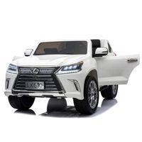Megastar Licensed RIDE ON LEXUS 12V 2 seater 570 FOR KIDS - White (UAE Delivery Only)