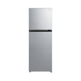 Midea 346L Gross Top Mount Double Door Refrigerator, Frost Free with Smart Sensor & Humidity Control, Active-C Fresh, Multi-Air Flow, Electronic Control Dark Silver, Twist Ice Maker - MDRT346MTE50D