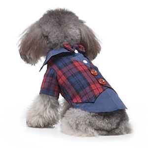 Pet Supplies Dog Dress Amazon Pet Clothing Dog Suit Red Tailcoat Wedding Dress Lightinthebox