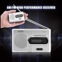 Portable Radio AM FM, Transistor Radio With Loud Speaker, Headphone Jack, 2AA Battery Operated Radio, Pocket Radio For Indoor, Outdoor And Emergency Use Lightinthebox - thumbnail