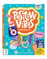 Hinkler Mindful Me Positive Vibes Coloring Kit