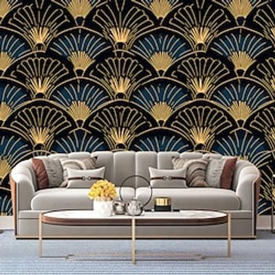 Art Deco 3D Wallpaper Roll Mural Wall Covering Sticker Peel and Stick Removable PVC/Vinyl Material Self Adhesive/Adhesive Required Wall Decor for Living Room Kitchen Bathroom Lightinthebox