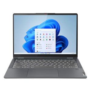 Lenovo Ideapad Flex 5, 2-in-1 Laptop - 12th Gen, Intel Core i7-1255U, 14 inch WUXGA, 512GB SSD, 16GB RAM, Shared Intel Iris Xe Graphics, Windows 11 Home, English & Arabic Keyboard, Grey, Middle East Version - 82R70077AX